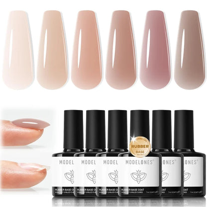 Nude Rubber Base Coat Set