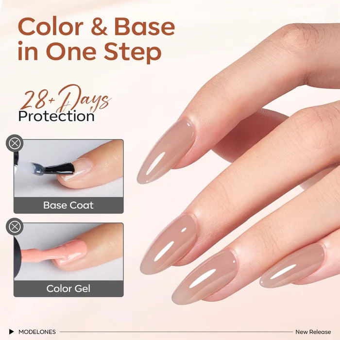 Nude Rubber Base Coat Set