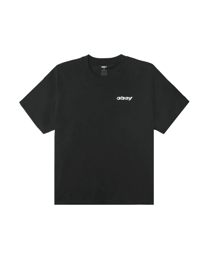 Obey - Exports Heavyweight T-shirt - Vintage black - T-shirts - 168024319VBLS