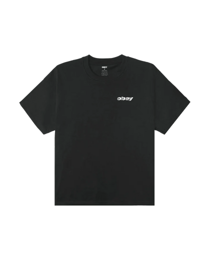 Obey - Exports Heavyweight T-shirt - Vintage black - T-shirts - 168024319VBLS