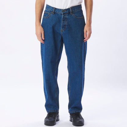 Obey - Hardwork Denim - Stonewash Indigo-Pantalons et Shorts-142010077
