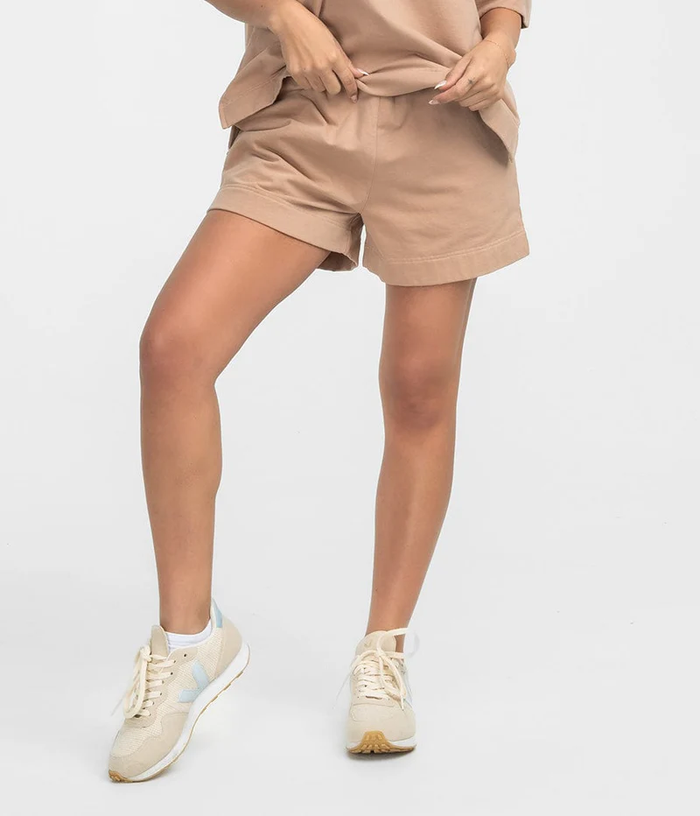 On the Daily Short by Southern Shirt Co - Warm Taupe
