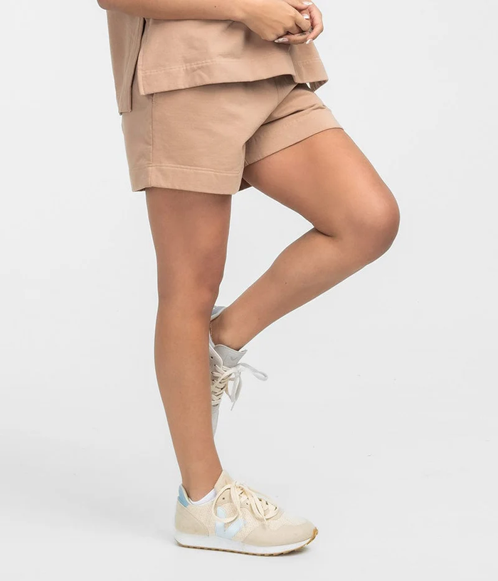 On the Daily Short by Southern Shirt Co - Warm Taupe