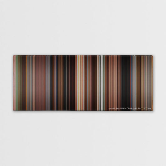 Once color palette canvas print: thousands of thin vertical stripes of color