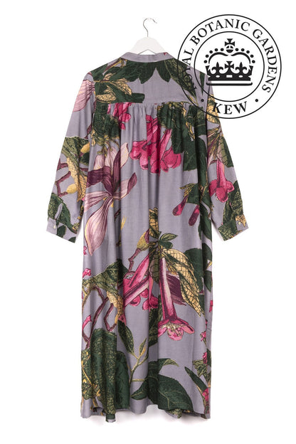 One Hundred Magnolia Grey Duster Coat Back | Dotique