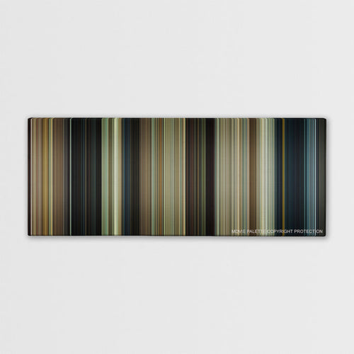 Paul color palette canvas print: thousands of thin vertical stripes of color
