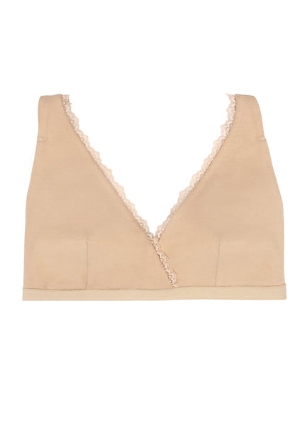 People Tree - Conscious Clothing - Lace Trim Triangle Almond-Sous-vetements-X380UY.BG1