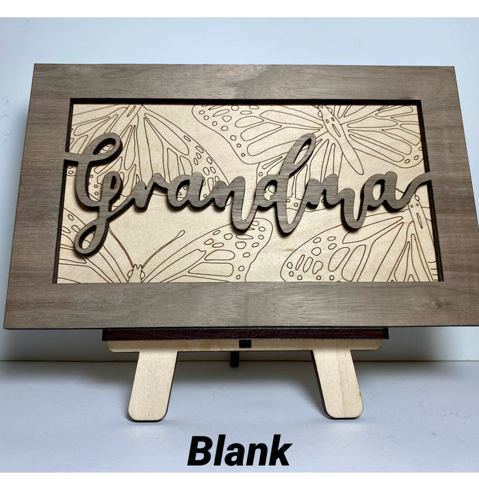 Personalized grandma sign, personalized wood sign, gift for grandma, Mother's Day gift