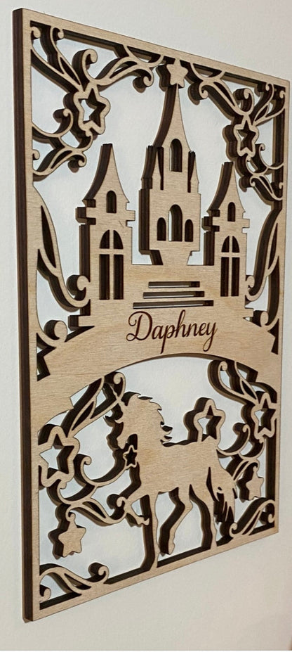 Personalized unicorn sign, personalized wood sign