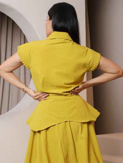 Petal Peplum Shirt