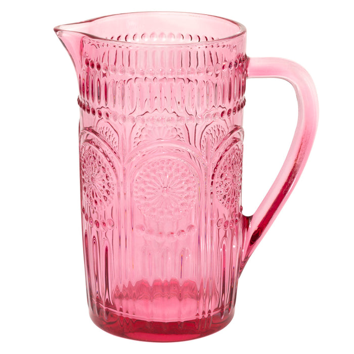 Pink Codi Glass Serving Pitcher