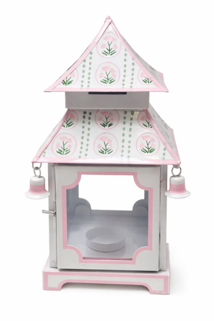 Pink Tulip Pagoda Lantern (3 Sizes)