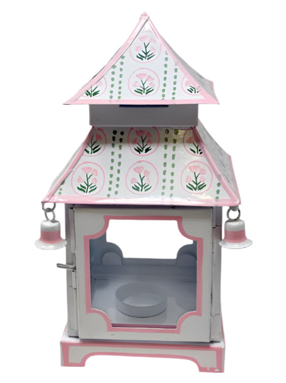 Pink Tulip Pagoda Lantern (3 Sizes)