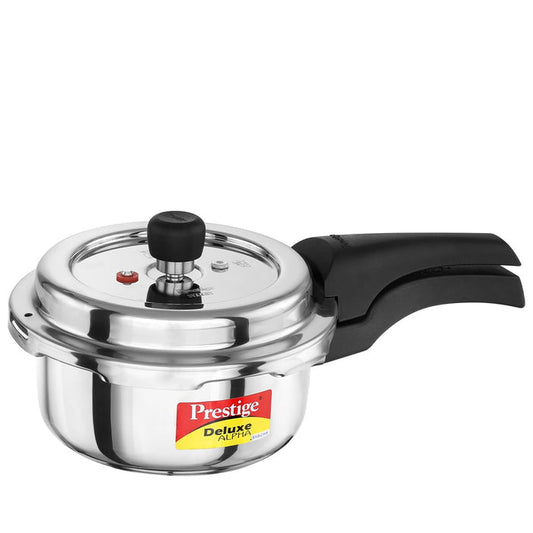 Prestige pressure cooker on a white background