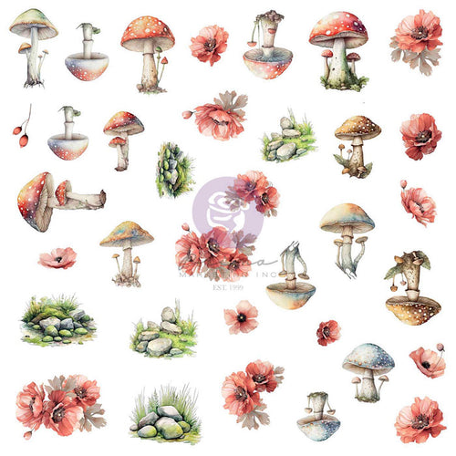 Prima Marketing - Return to Wonderland Collection - Wonderland Forest Finds Ephemera
