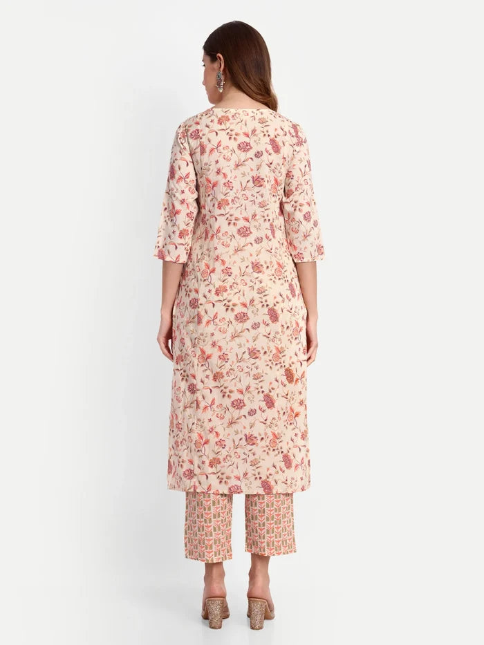 Pure Cotton Printed Kurta Set