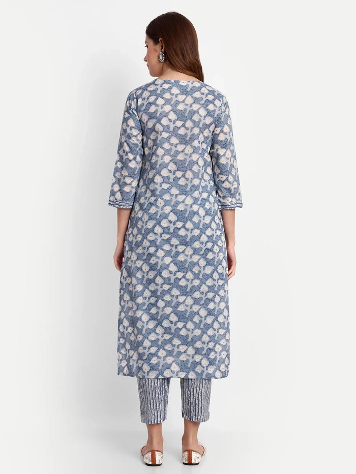 Pure Cotton Printed Kurta Set