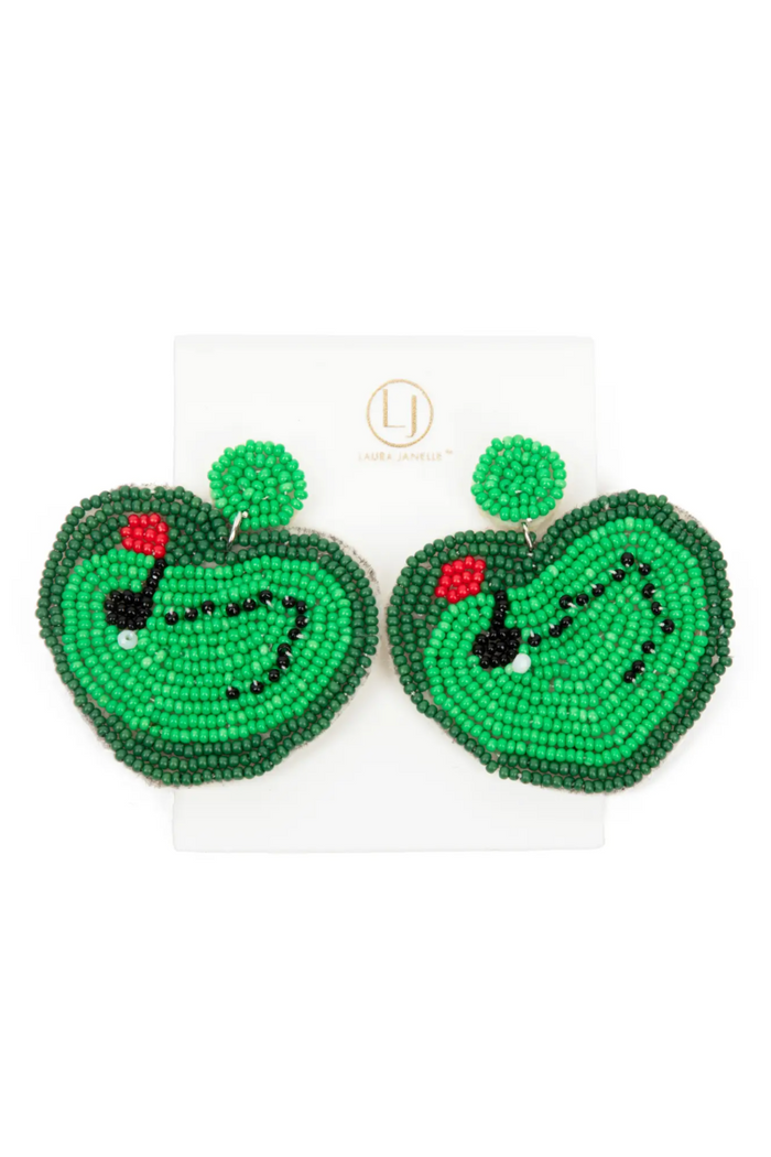 Putting Green Earrings