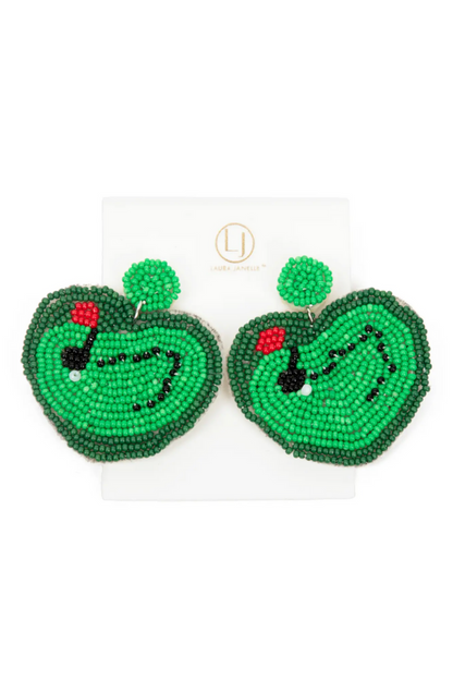 Putting Green Earrings