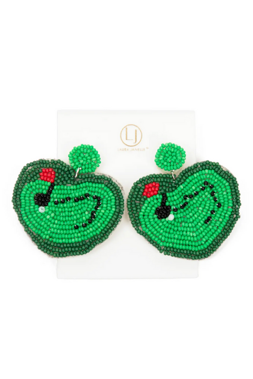 Putting Green Earrings