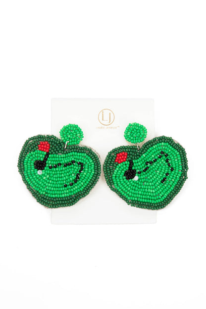 Putting Green Earrings