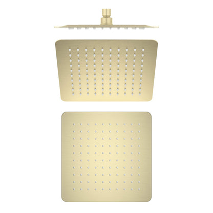Quadra 10" Metal Rain Shower Head 2mm Ultra Thin Profile  - RS101