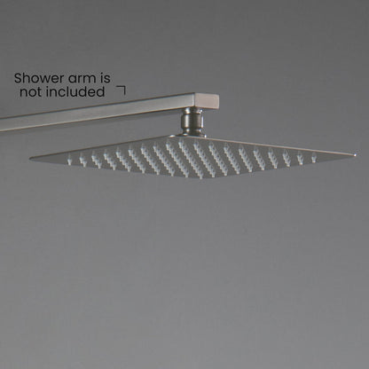 Quadra 10" Metal Rain Shower Head 2mm Ultra Thin Profile  - RS101