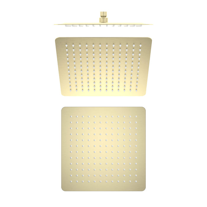 Quadra 12" Metal Rain Shower Head 2mm Ultra Thin Profile - RS103