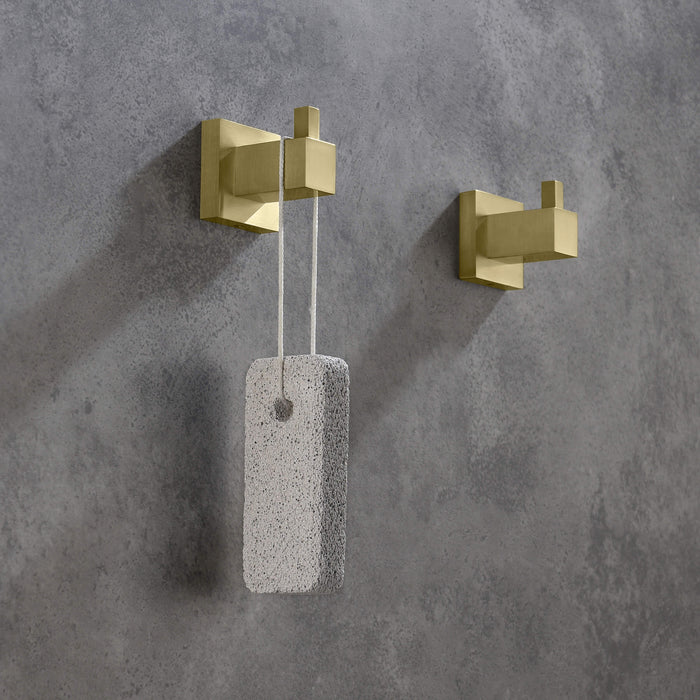 Quadra 4-Piece Bathroom Hardware Set - C-CBA15-4-2