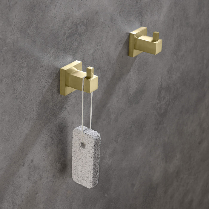 Quadra 4-Piece Bathroom Hardware Set - C-CBA15-4-2