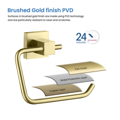 Quadra Bathroom Toilet Paper Holder - CBA-1505