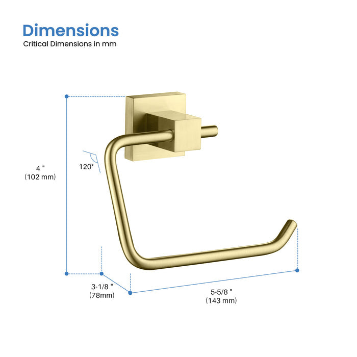 Quadra Bathroom Toilet Paper Holder - CBA-1505