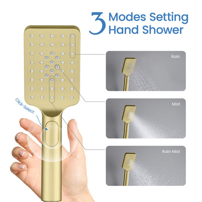 Quadro Premium ABS 3 Mode Handheld Shower Head - HS101