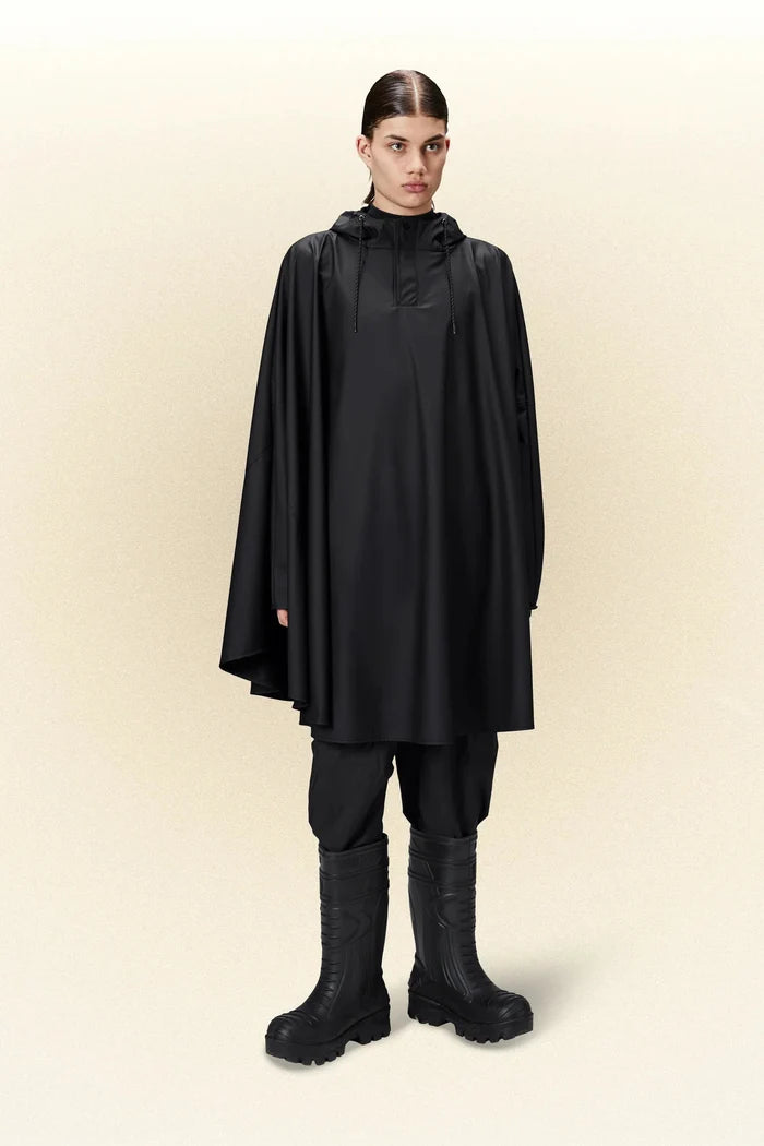Rains - Cape - Black-Vestes et Manteaux-18800