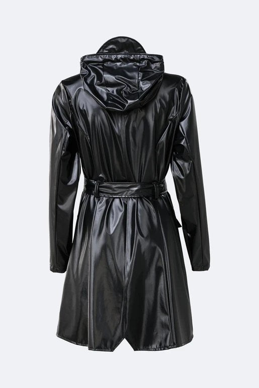 Rains - Curve Jacket - Shiny Black - NOUVEAUTE-Vestes et Manteaux-
