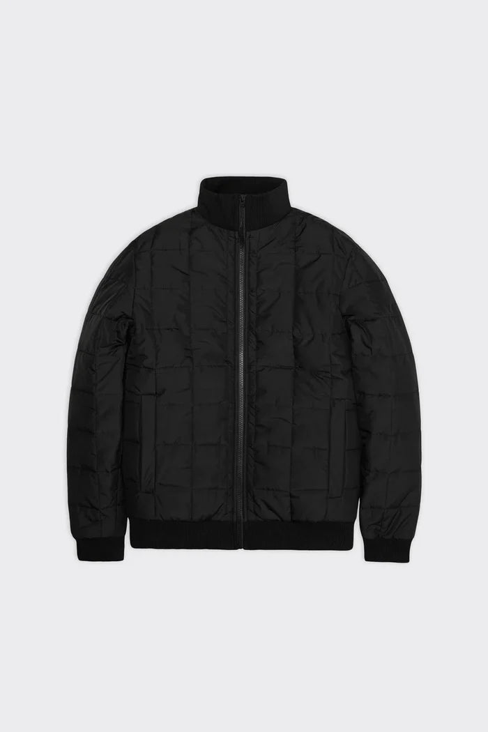 Rains - Liner High Neck Jacket - Black-Vestes et Manteaux-18300