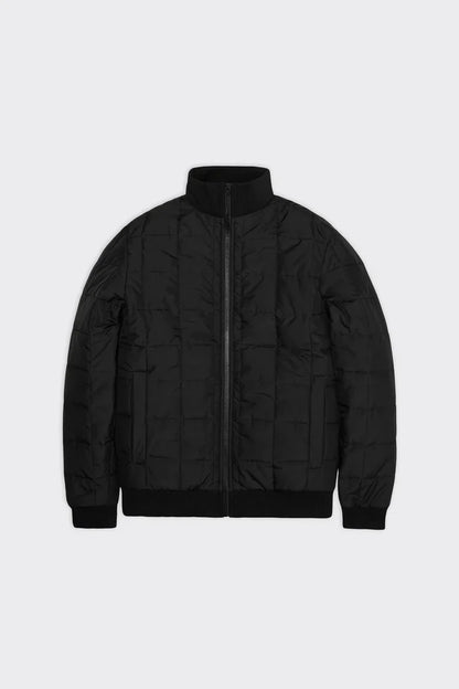 Rains - Liner High Neck Jacket - Black-Vestes et Manteaux-18300