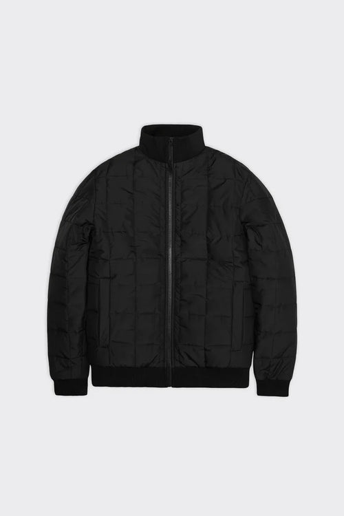Rains - Liner High Neck Jacket - Black-Vestes et Manteaux-18300