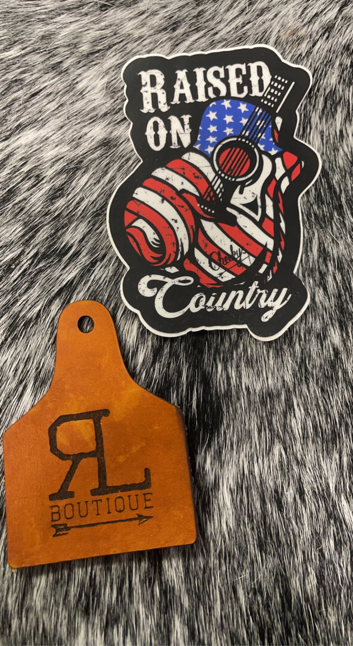 Raised on Country Decal