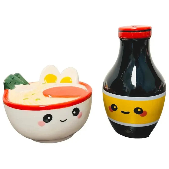 Ramen and Soy Sauce Salt & Pepper Shaker Set