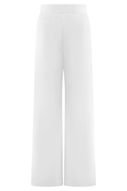 Rayne Wide Leg Denim Jeans - White
