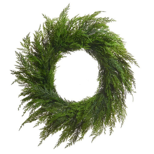 24" Cedar Wreath