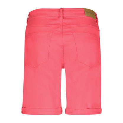 Red Button Relax Jog Shorts Dotique raspbery back