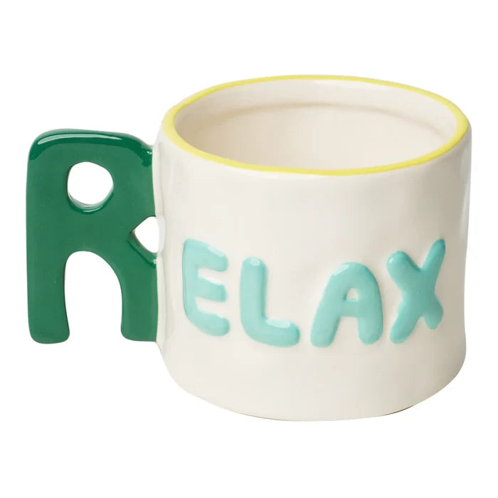 Relax Ceramic Message Mug