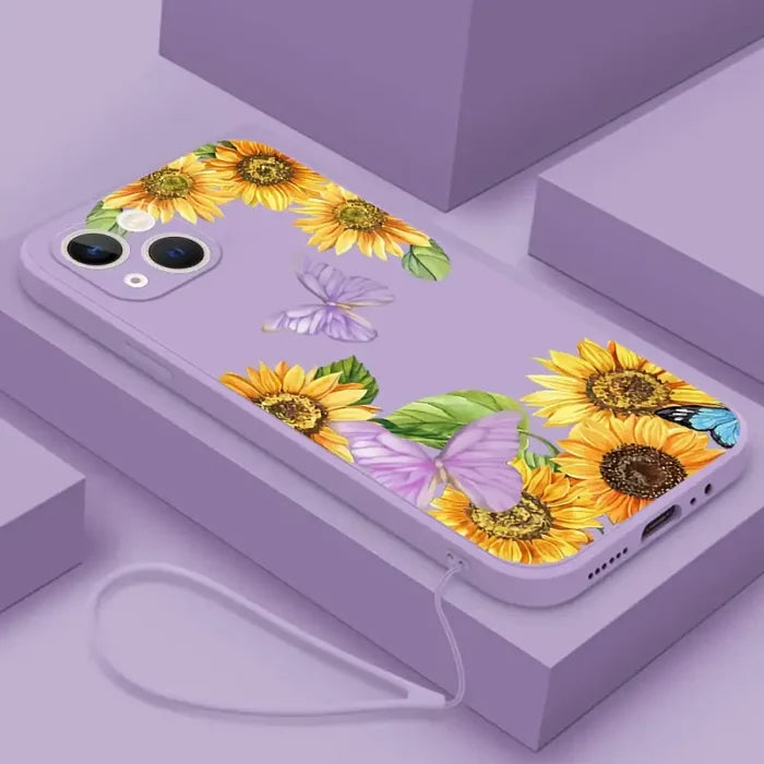 Sunflowers phone case