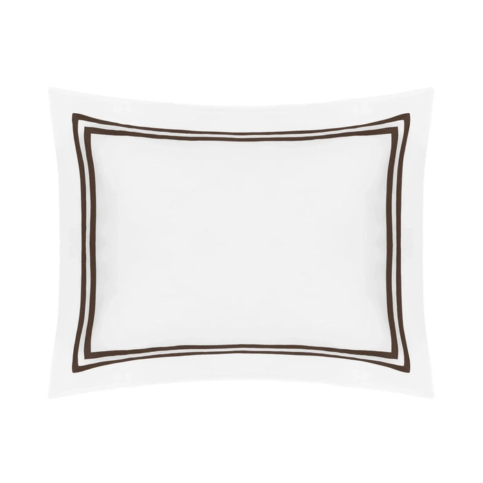 Ribbons Sham by Home Treasures — pillow sham and decorative edge