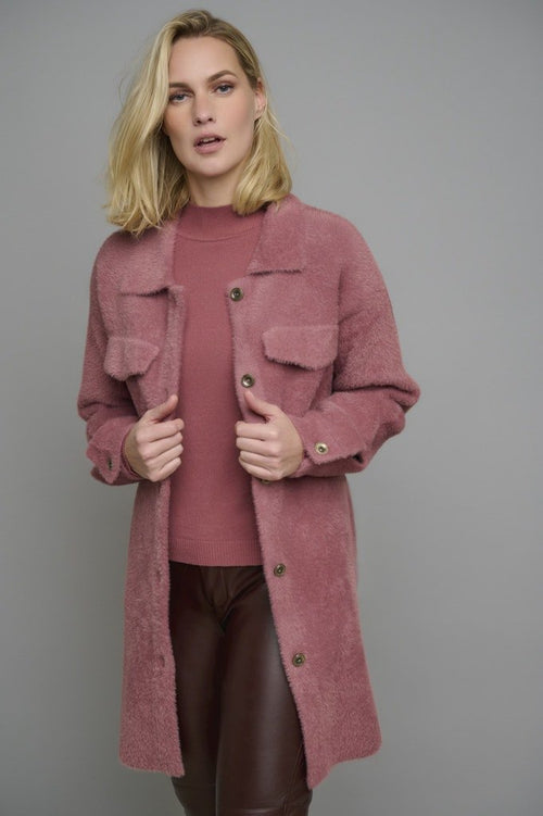 Rino & Pelle Anna Overshirt Dotique Pink Front
