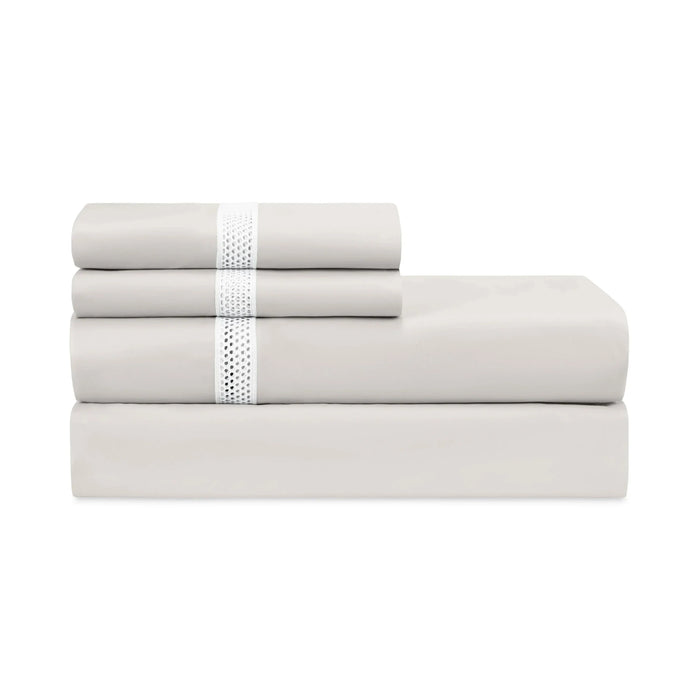 Ritz Pair of Pillowcases by Home Treasures — folded bedding and cuff detail