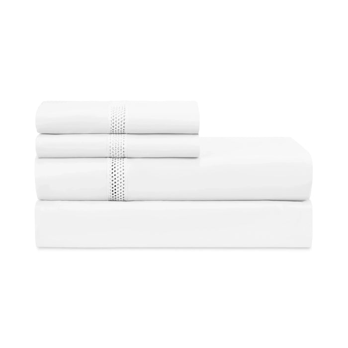 Ritz Pair of Pillowcases by Home Treasures — folded bedding and cuff detail