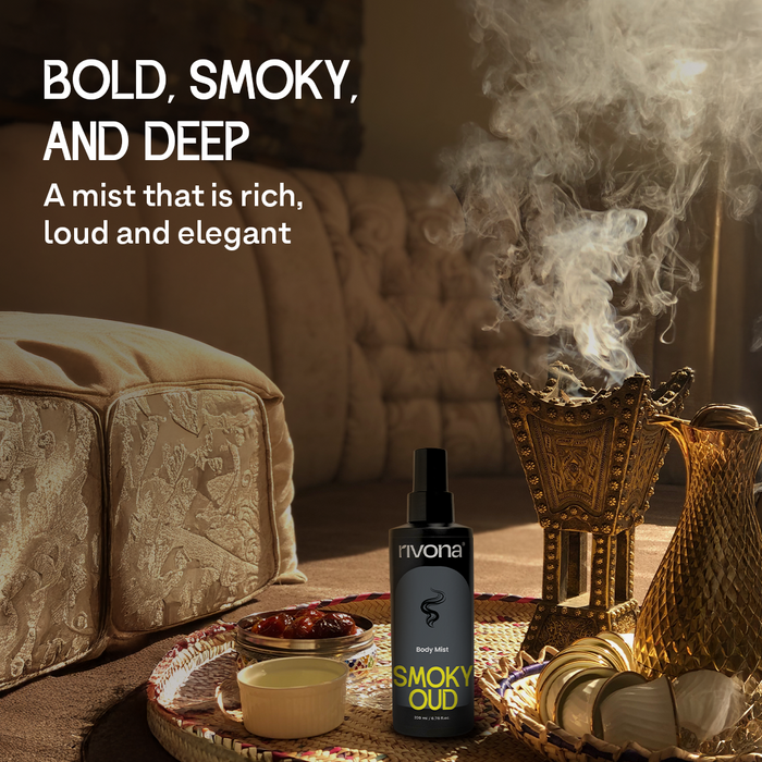 Rivona Smoky Oud - Bold & Woody Body Mist | 200ml